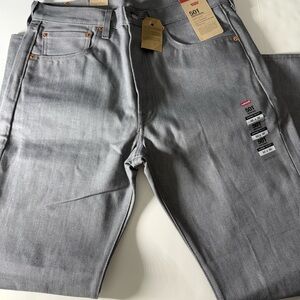 Levi's Men's Silver Slim Straight Jeans